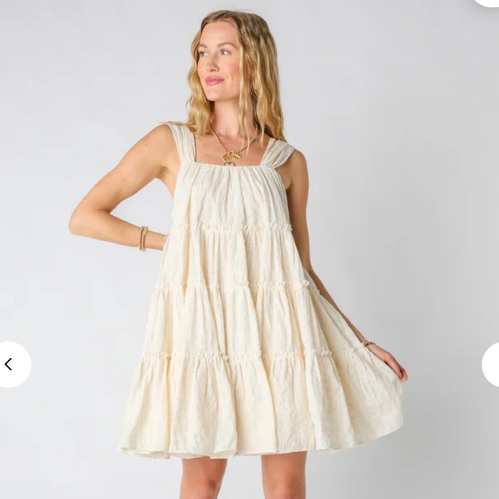 Talulah Cream Sleeveless Mini Dress
